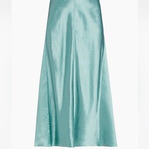 Vince Aqua Midi A-Line Skirt